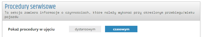 procedury - serwisowe